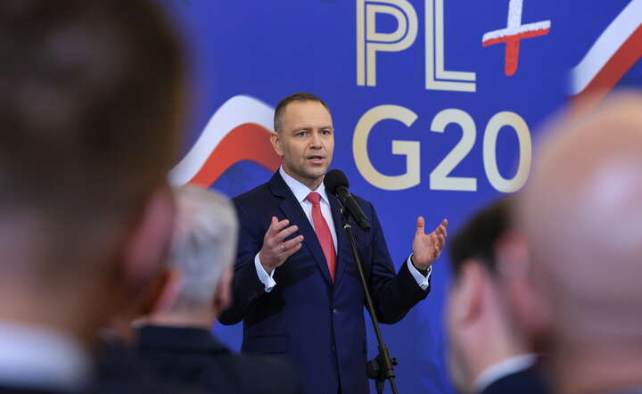 Prezydent RP Karol Nawrocki na uroczystości powołania Rady ds. Biznesu / autor: PAP/Paweł Supernak