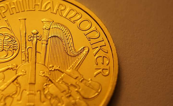 Awers Wiener Philharmoniker, jednej ze złotych monet należących do tzw. Wielkiej Szóstki / autor: Pixabay