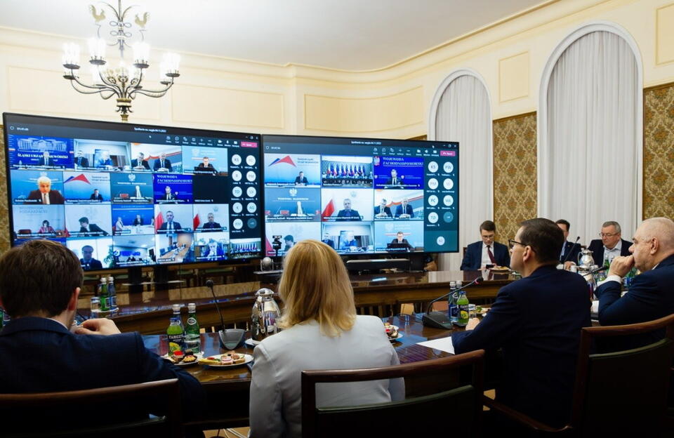 Spotkanie komitetu węglowego w KPRM / autor: screenshot Twitter Kancelaria Premiera 