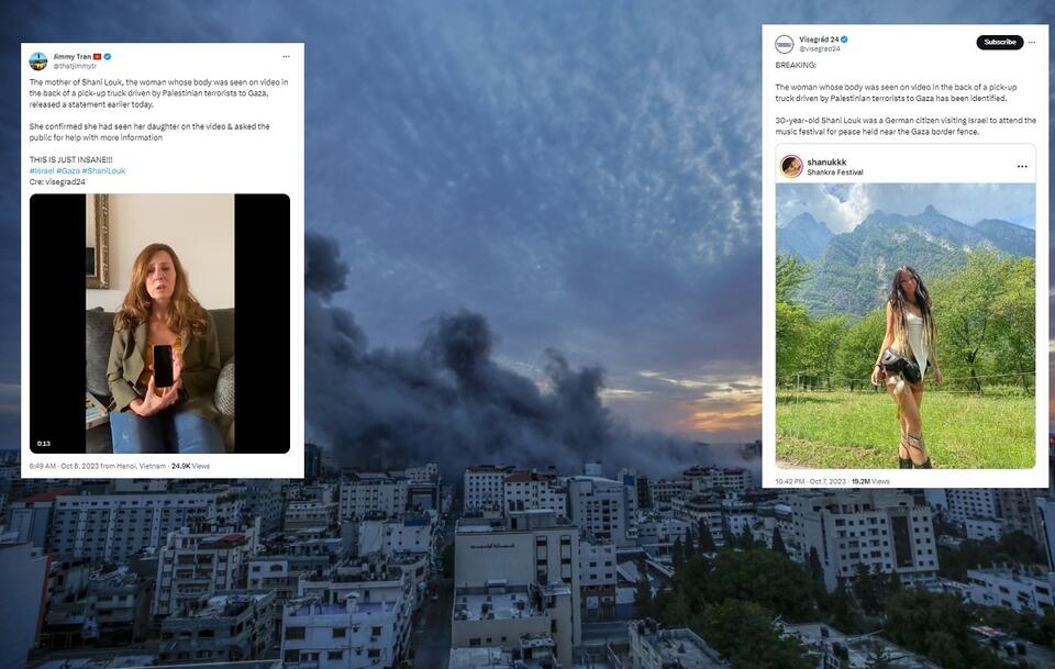 Atak Hamasu / autor: PAP/EPA/MOHAMMED SABER
