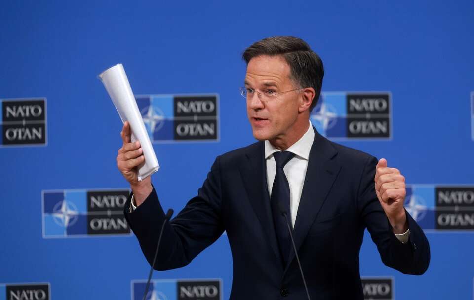 Mark Rutte  / autor: PAP/EPA/OLIVIER HOSLET