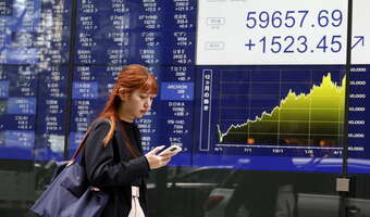 Nowe maksima na giełdach bez dalszego osłabienia dolara