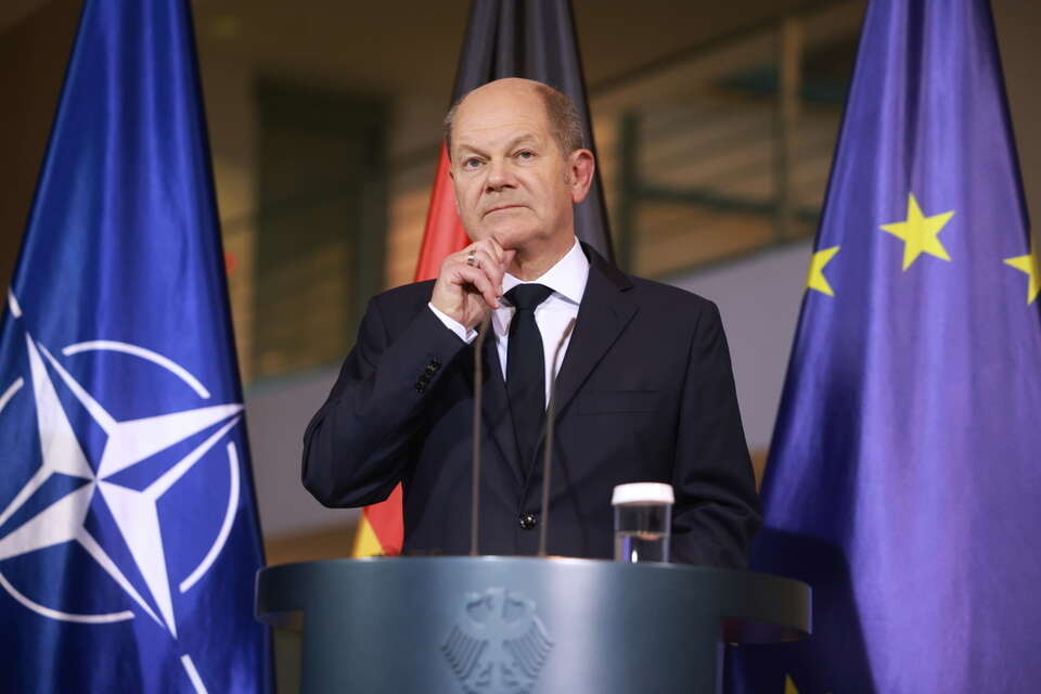 Olaf Scholz / autor: EPA/CLEMENS BILAN Dostawca: PAP/EPA.