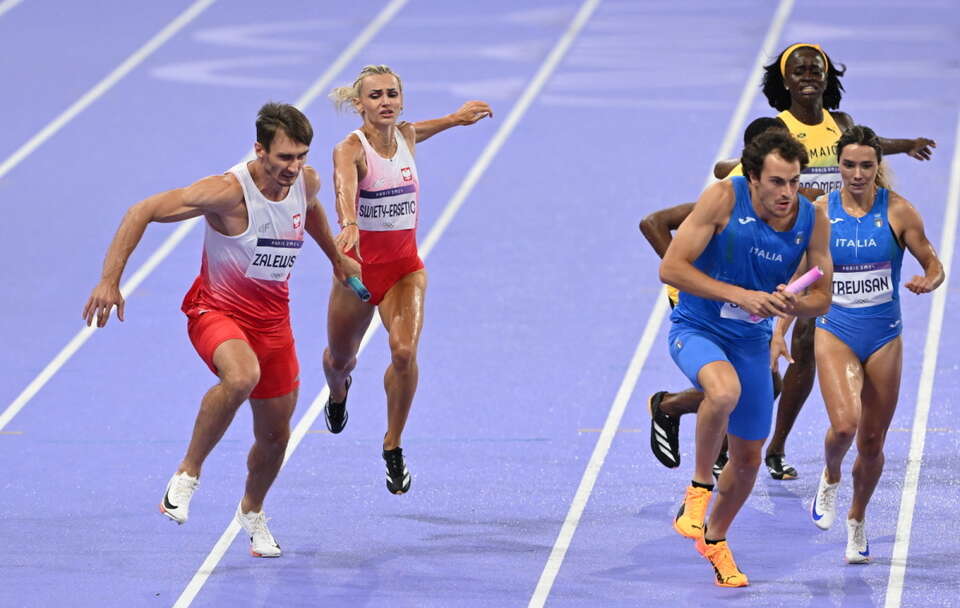 Polska sztafeta mieszana 4x400 na siódmym miejscu