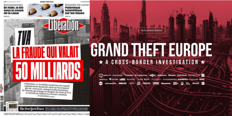 Okładka 'Liberation' i grafika ilustrująca projekt 'Grand Theft Europe' / autor: mat. prasowe