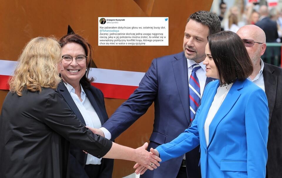 autor: PAP/Paweł Supernak/Twitter Grzegorz Kuczyński