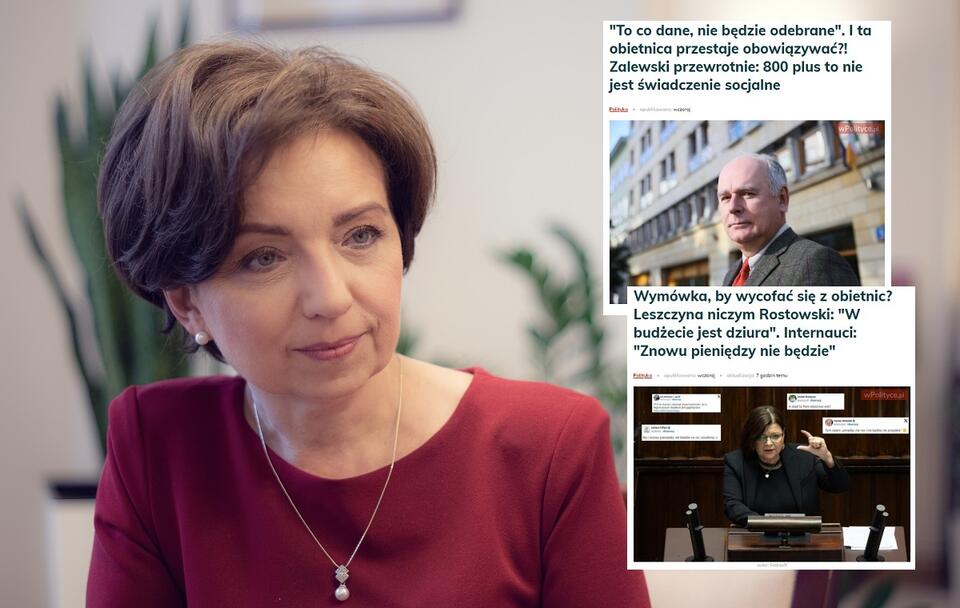 minister rodziny i polityki społecznej Marlena Maląg / autor: Fratria/wPolityce.pl