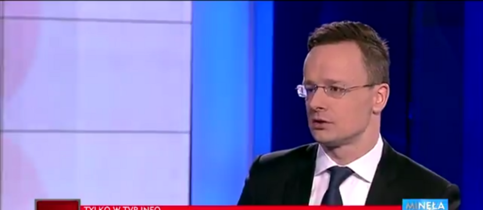 Peter Szijjarto / autor: print screen TVP Info/wPolityce.pl