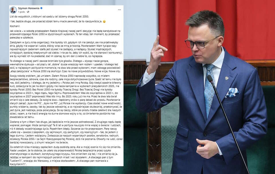 Szymon Hołownia / autor: PAP/Rafał Guz/Facebook