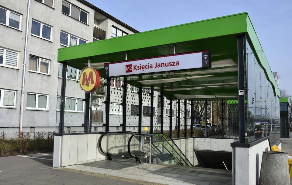 Stacja metra linii M2 Księcia Janusza / autor: Fratria