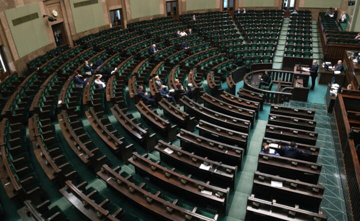 Sejm, posiedzenie / autor: PAP/Radek Pietruszka