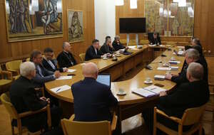 Posiedzenie Komisji Wychowania Katolickiego Konferencji Episkopatu Polski, któremu przewodniczył bp Wojciech Osial. / autor: episkopat.pl