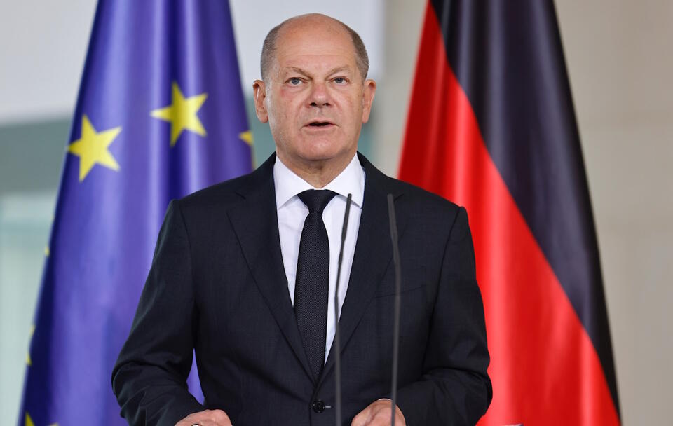 Olaf Scholz / autor: PAP/EPA/HANNIBAL HANSCHKE