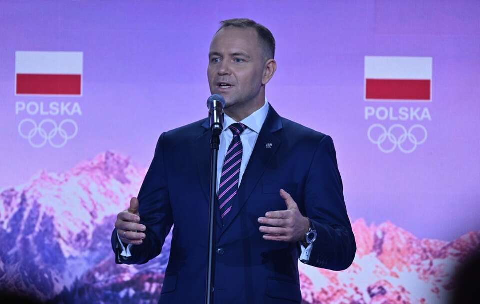 Prezydent Karol Nawrocki wziął udział w tradycyjnym spotkaniu z rodziną olimpijską. / autor: PAP/Piotr Nowak