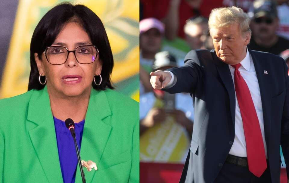 Donald Trump zagrozil novi venezuelski voditeljici Delcy Rodriguez s hudimi posledicami