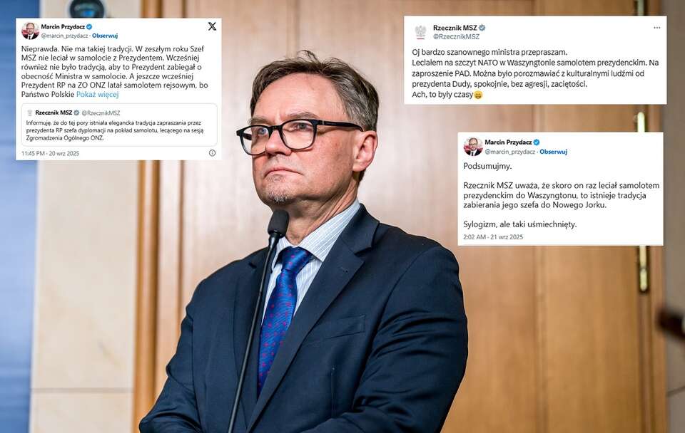 Rzecznik MSZ Paweł Wroński, były dziennikarz "GW" / autor: Fratria/X