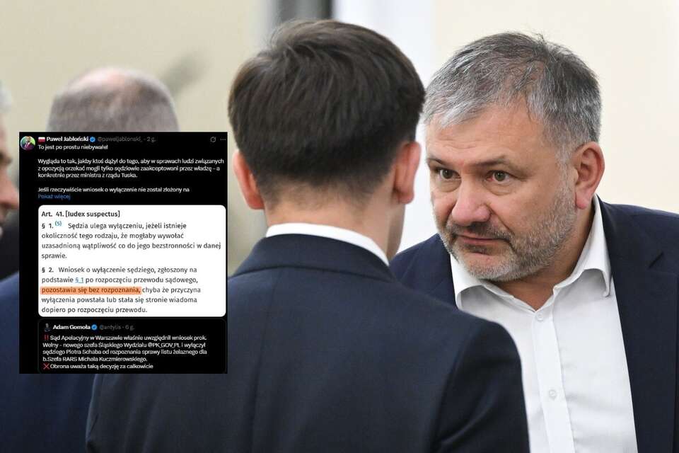 Żurek manualnie steruje sądami? W tle b. szef RARS i sędzia Schab
