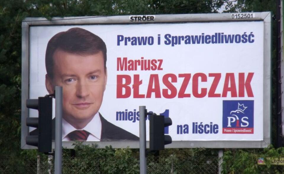 Plakat Mariusza Błaszczaka z kampanii w roku 2011. Fot. wPolityce.pl