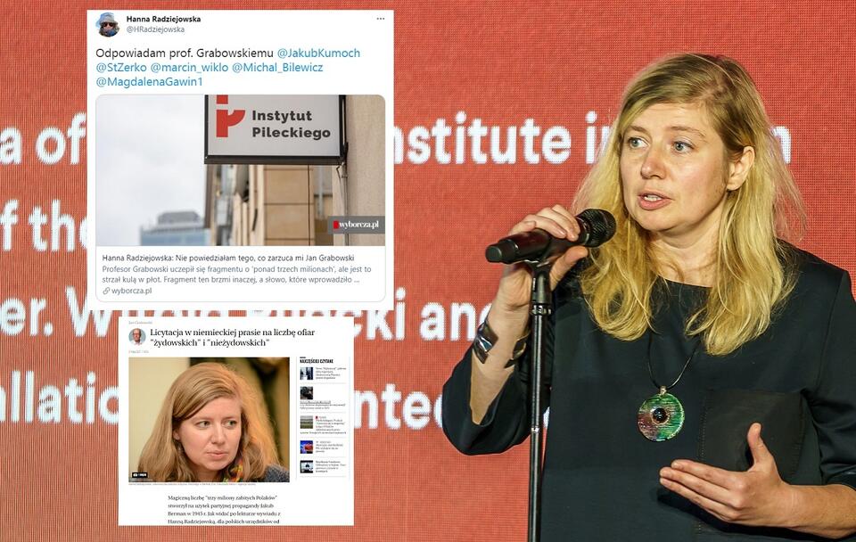 Hanna Radziejowska, szefowa Instytutu Pileckiego w Berlinie / autor: Fratria/Twitter/wyborcza.pl