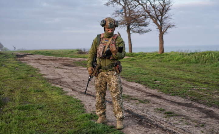 Ćwiczenia wojsk ukraińskich / autor: PAP/Alena Solomonova