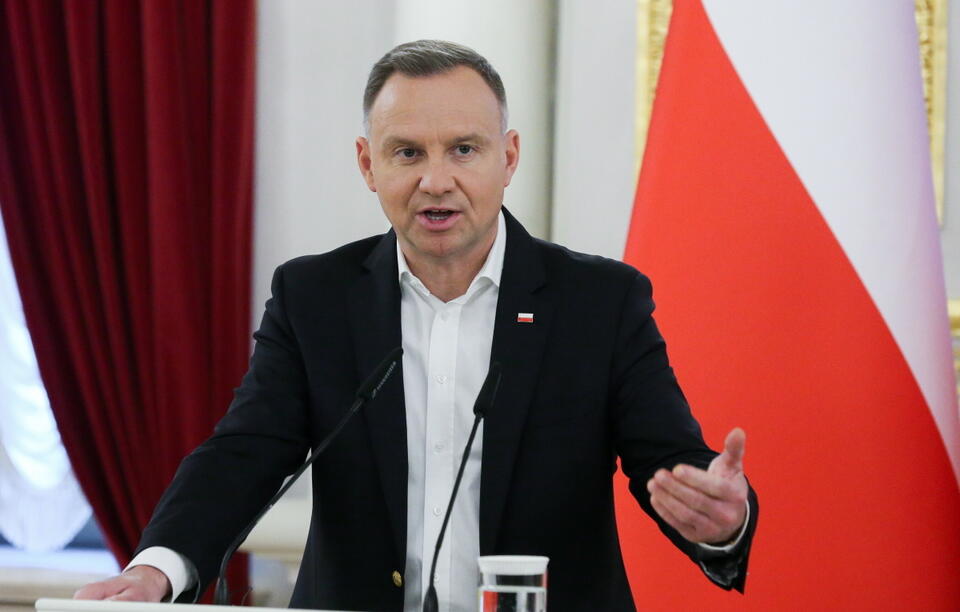 Prezydent Andrzej Duda  / autor: PAP/Viktor Kovalchuk