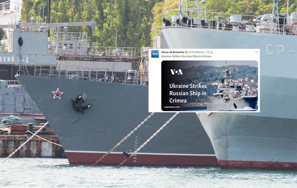 Flota Czarnomorska, Sewastopol / autor: Fratria//twitter.com/VOANews