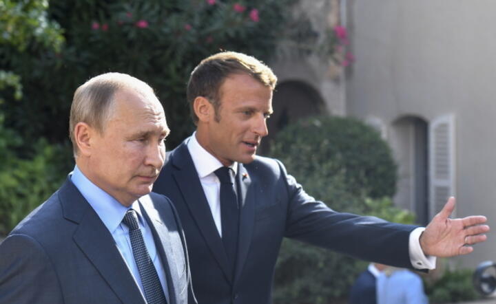 Macron i Putin / autor: PAP/EPA