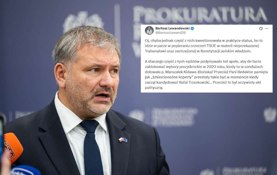 minister sprawiedliwości Waldemar Żurek na konferencji w Poznaniu   / autor: PAP/Jakub Kaczmarczyk