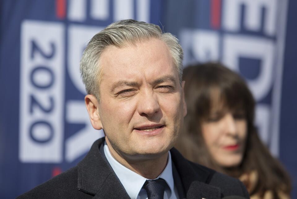 Europoseł Lewicy Robert Biedroń / autor: Fratria