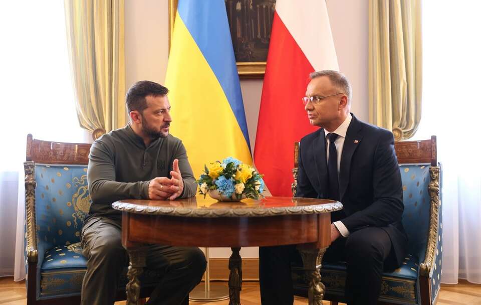 Prezydent Duda spotkał się z Wołodymyrem Zełenskim