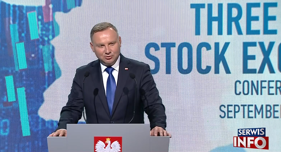 Prezydent Andrzej Duda / autor: screen/TVP Info