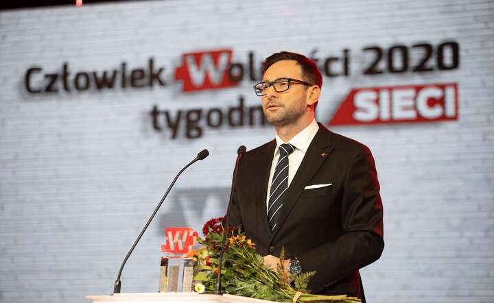 Daniel Obajtek odebrał tytuł Człowieka Wolności 2020 Tygodnika "Sieci", 21.02.2021 / autor: Fratria / Andrzej Wiktor