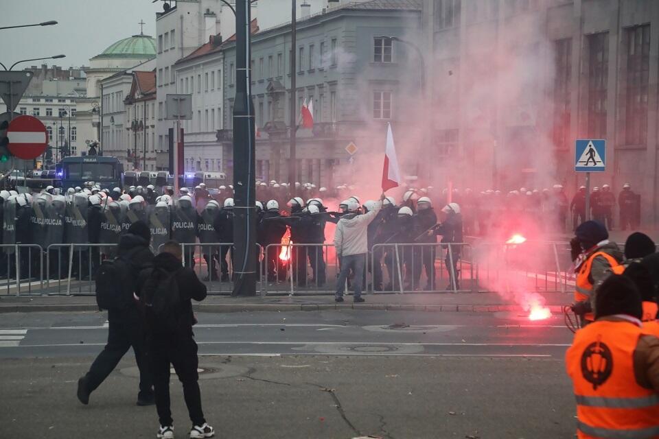 Marsz Niepodległości  / autor: PAP/Wojciech Olkuśnik