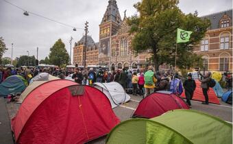 Klimatyczny paraliż Amsterdamu