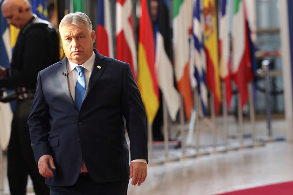 Na zdjęciu premier Węgier Viktor Orban w Brukseli / autor: PAP/EPA