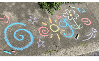 Google z okolicznościowym logo z okazji Dnia Dziecka