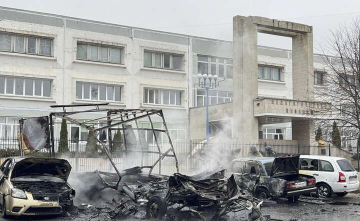  Biełgorod po ukraińskim  ataku rakietowym / autor: Fot. BELGOROD GOVERNOR HANDOUT/EPA/PAP