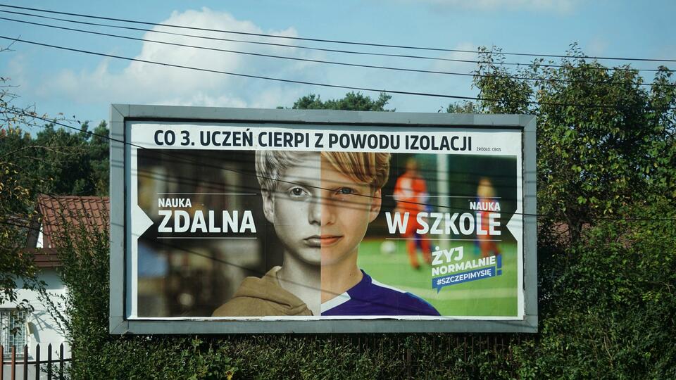 Rządowa kampania zachęcająca do szczepień / autor: wPolityce.pl