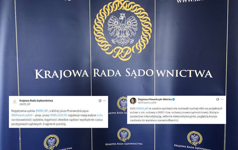 KRS o projektach ustaw ministra Żurka / autor: Fratria