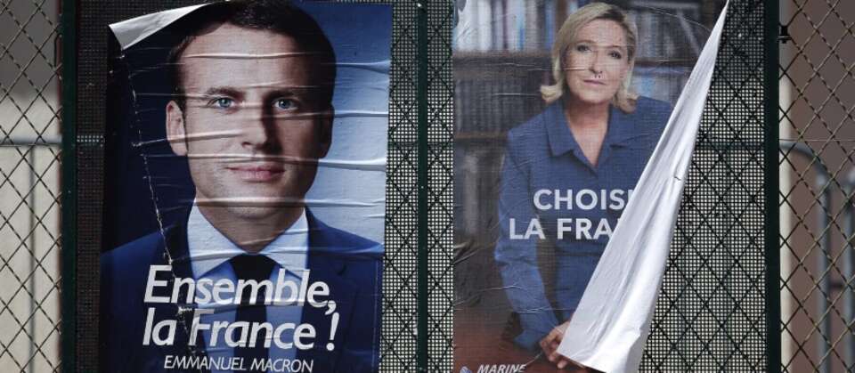 Macron i Le Pen / autor: Fot. PAP/epa