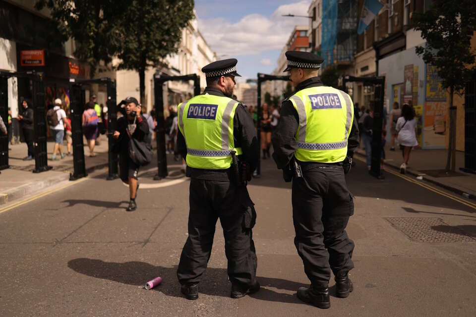 Policja w Notting Hill / autor: PAP/EPA/NEIL HALL