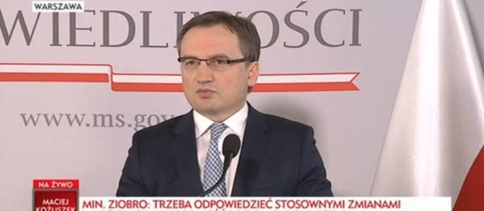 Zbigniew Ziobro / autor: print screen TVP Info/wPolityce.pl