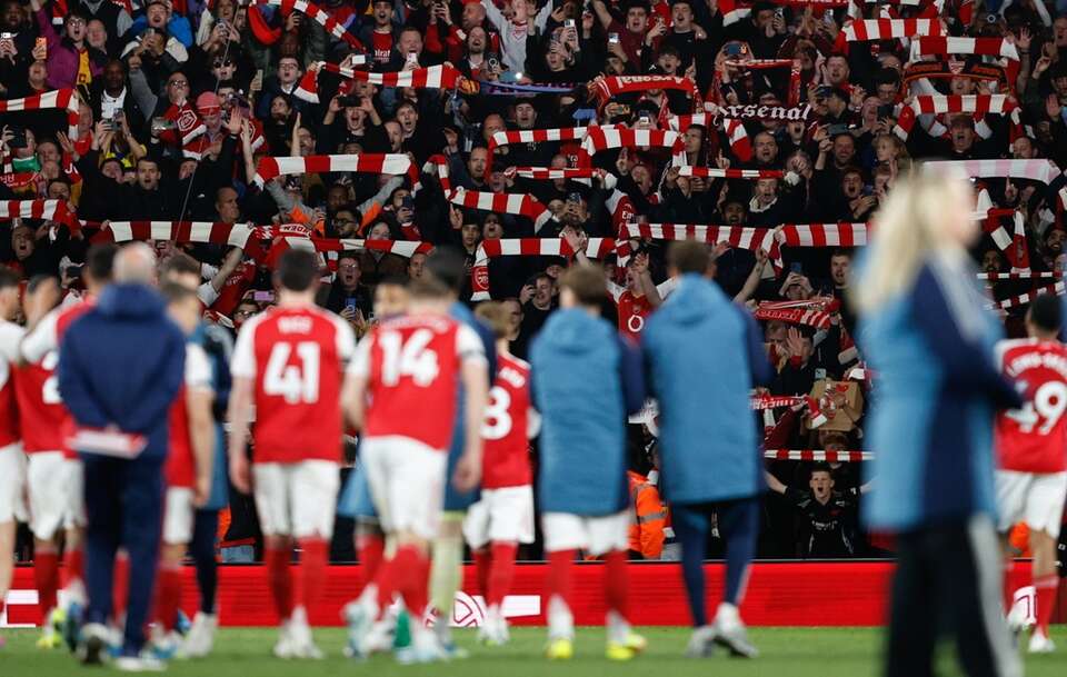 Arsenal po 22 latach znowu mistrzem Anglii  / autor: EPA/DAVID CLIFF / PAP/EPA