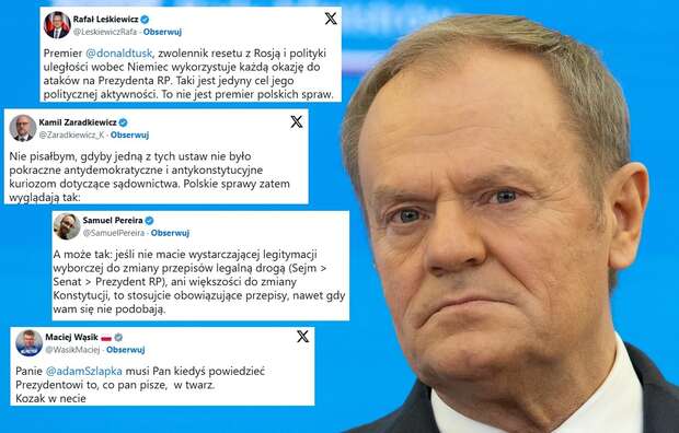 Donald Tusk jest wściekły na decyzję prezydenta Nawrockiego. / autor: Fratria