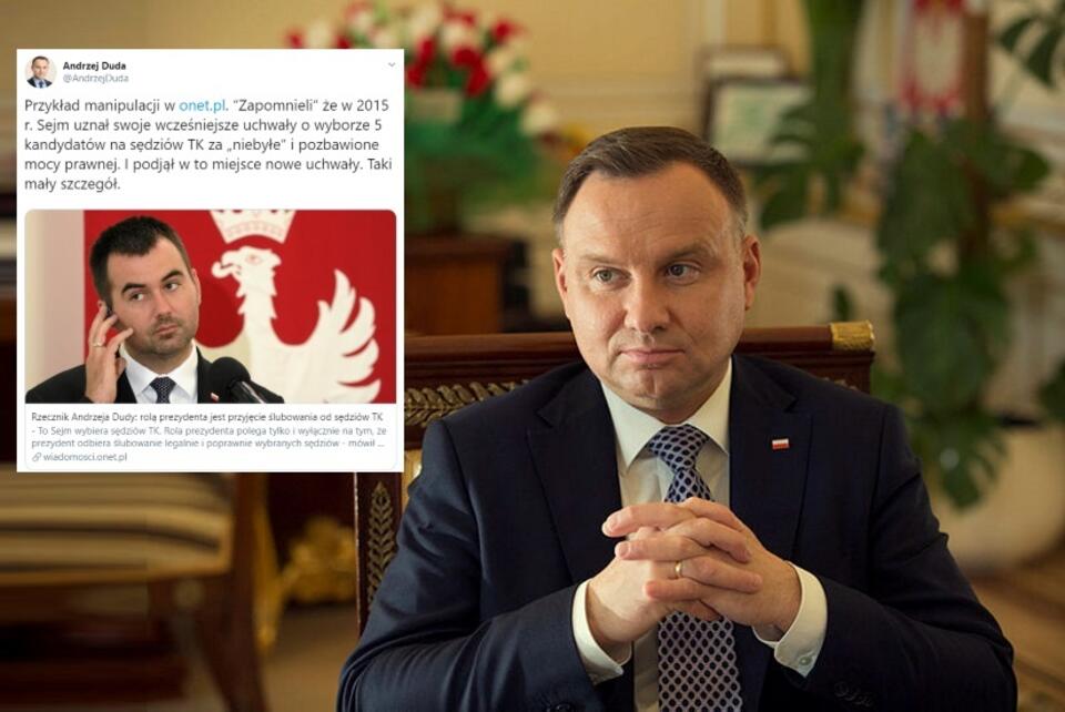 Andrzej Duda / autor: fratria/screen TT