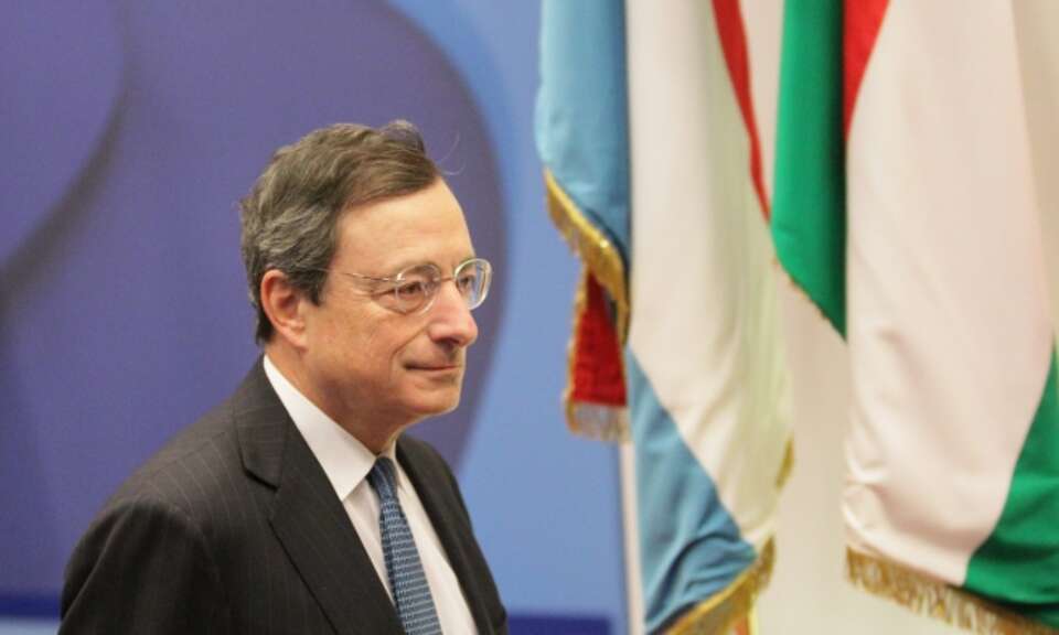 Mario Draghi, prezes EBC fot. PAP/EPA