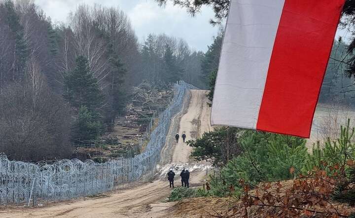 Polsko-białoruska granica w czasie kryzysu granicznego z 2021 roku / autor: Fratria