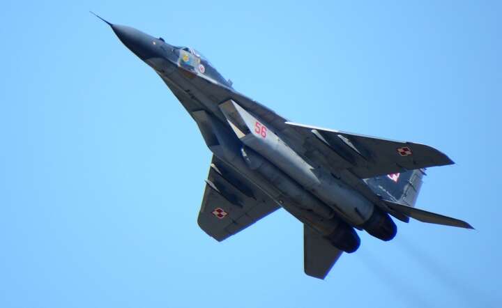 Myśliwiec MiG-29 w barwach polskiego lotnictwa wojskowego / autor: Pixabay