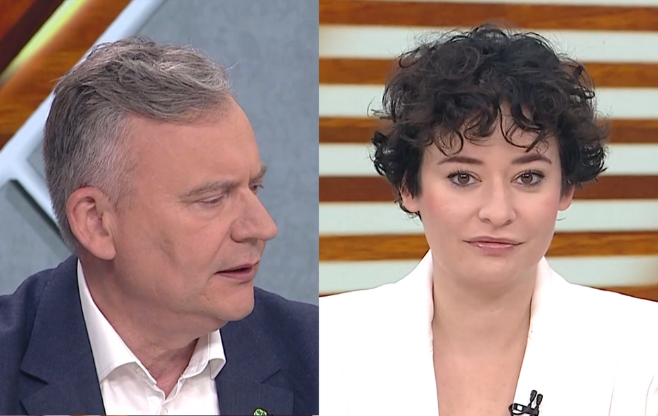 Paweł Bejda, Anna Maria Żukowska  / autor: screenshot TVP Info 