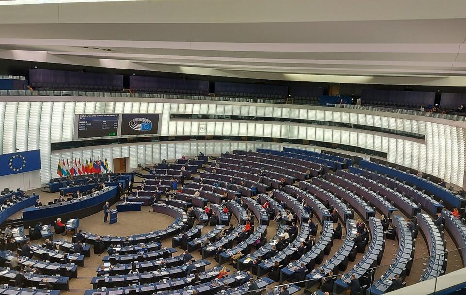 Sala plenarna Parlamentu Europejskiego / autor: Fratria